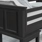 Mayberry Hill Hampton Twin Over Full Bunk Loft Bed with Staircase and Desk in Charcoal, , large