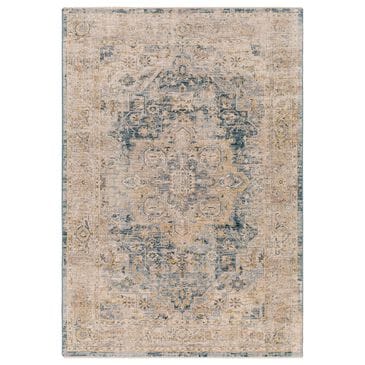 Surya Aspendos 10" x 13"11" Ivory, Tan, Black, Light Gray and Deep Teal Area Rug, , large
