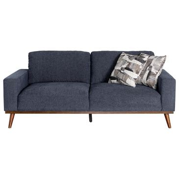 Golden Wave Furniture Stationary Sofa in Navy, , large