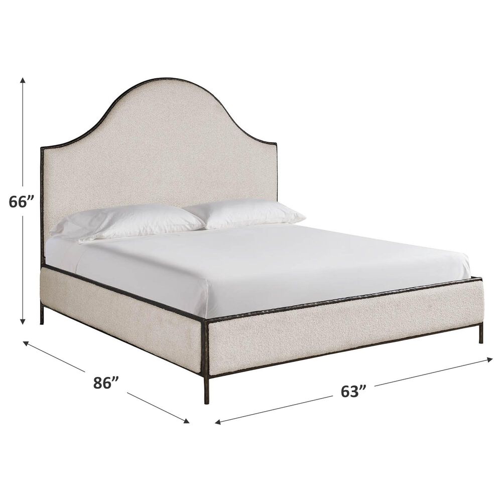 Universal Furniture Griffith Park Queen Upholstered Panel Bed in Black, , large