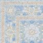 Safavieh Micro-Loop Oriental 5" x 8" Blue and Green Area Rug, , large