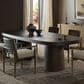 Four Hands Valen Dining Table in Rustic Brown Oak Veneer - Table Only, , large