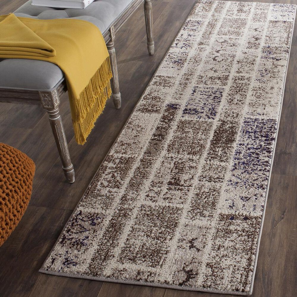 Safavieh Monaco MNC216P-28 2&#39;2&quot; x 8&#39; Beige/Multi Runner, , large