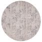Safavieh Invista 6"7" Round Cream and Charcoal Area Rug, , large