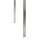 Lumisource Fuji Dining Contemporary Table in Stainless Steel with Clear Glass Top By LumiSource, , large