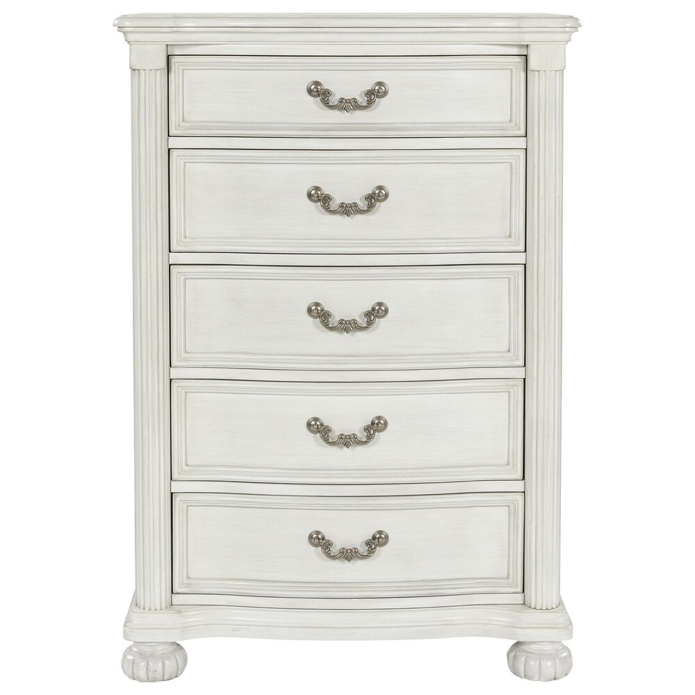 Ashley Montelaine 5-Drawer Chest in Antique White, , large
