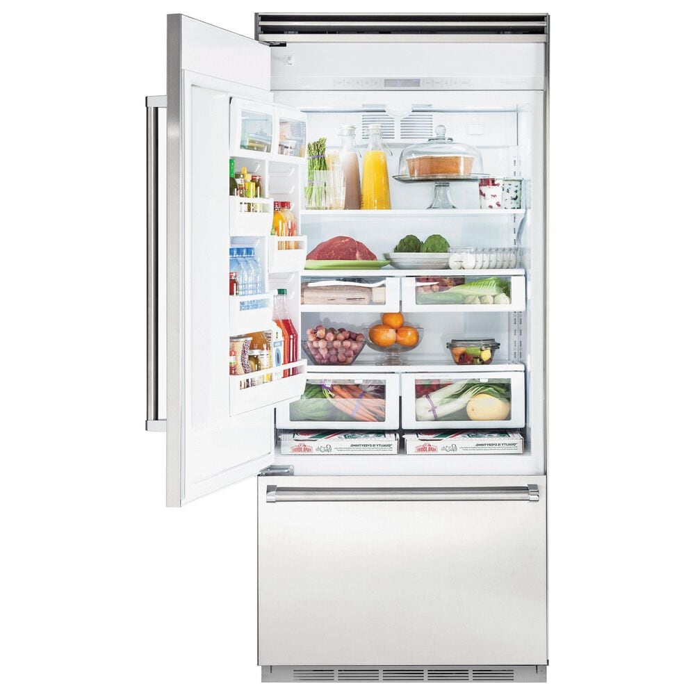 Viking Range 5 Series 20.4 Cu. Ft. Built-In Bottom Freezer Refrigerator with Right Hinge in Stainless Steel, , large