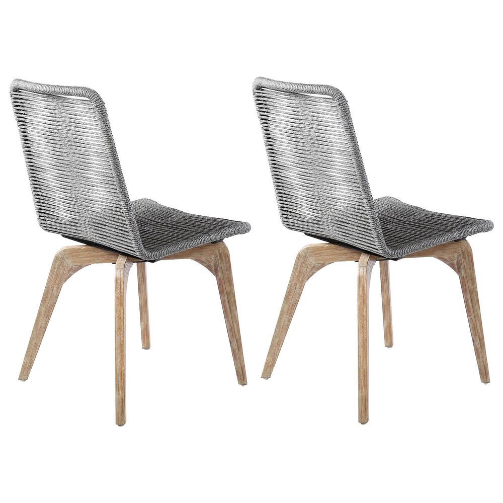 Blue River Island Patio Dining Chair in Gray/Light Eucalyptus &#40;Set of 2&#41;, , large