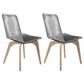 Blue River Island Patio Dining Chair in Gray/Light Eucalyptus (Set of 2), , large