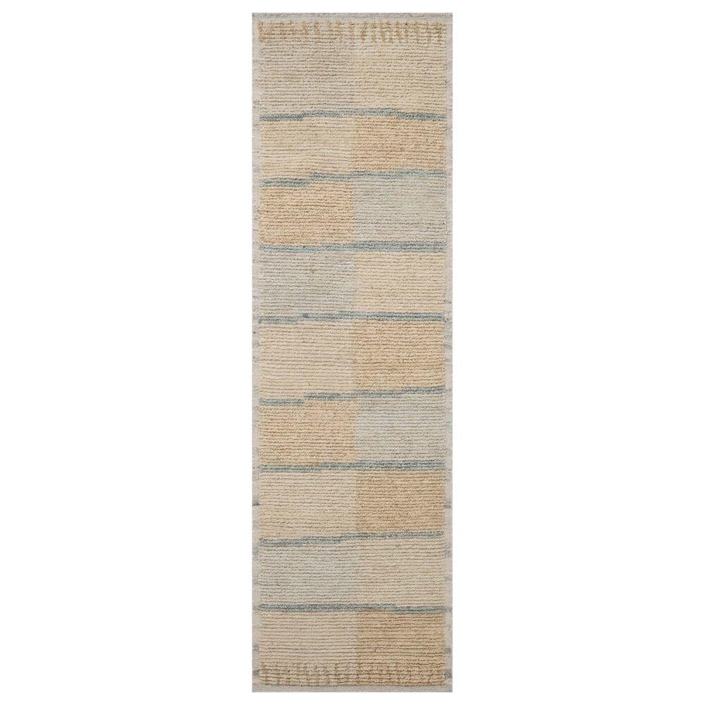 Amber Lewis x Loloi Briyana 2"6" x 8"6" Sky and Wheat Runner, , large