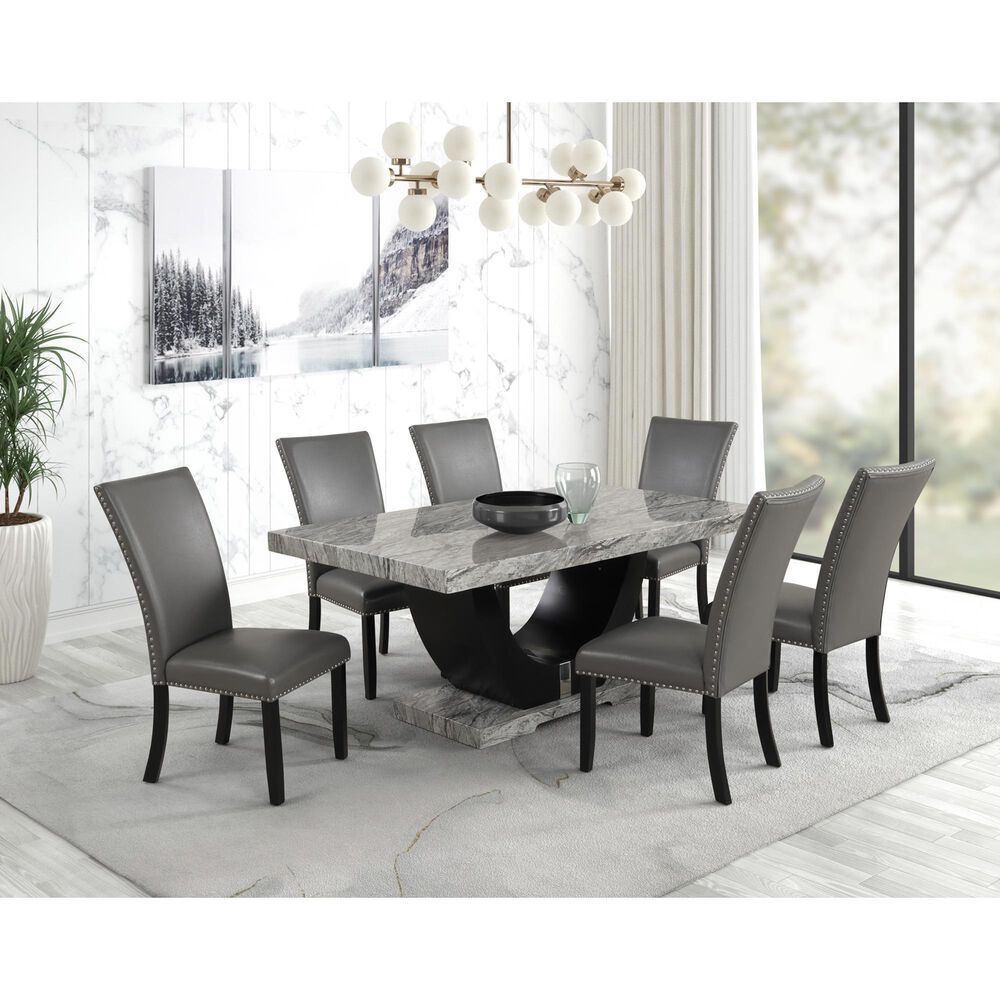 Titanic Furniture Vivian Side Chair in Gray - Set of 2, , large