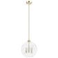 Hunter High Oaks 3-Light Pendant in Alturas Gold, , large