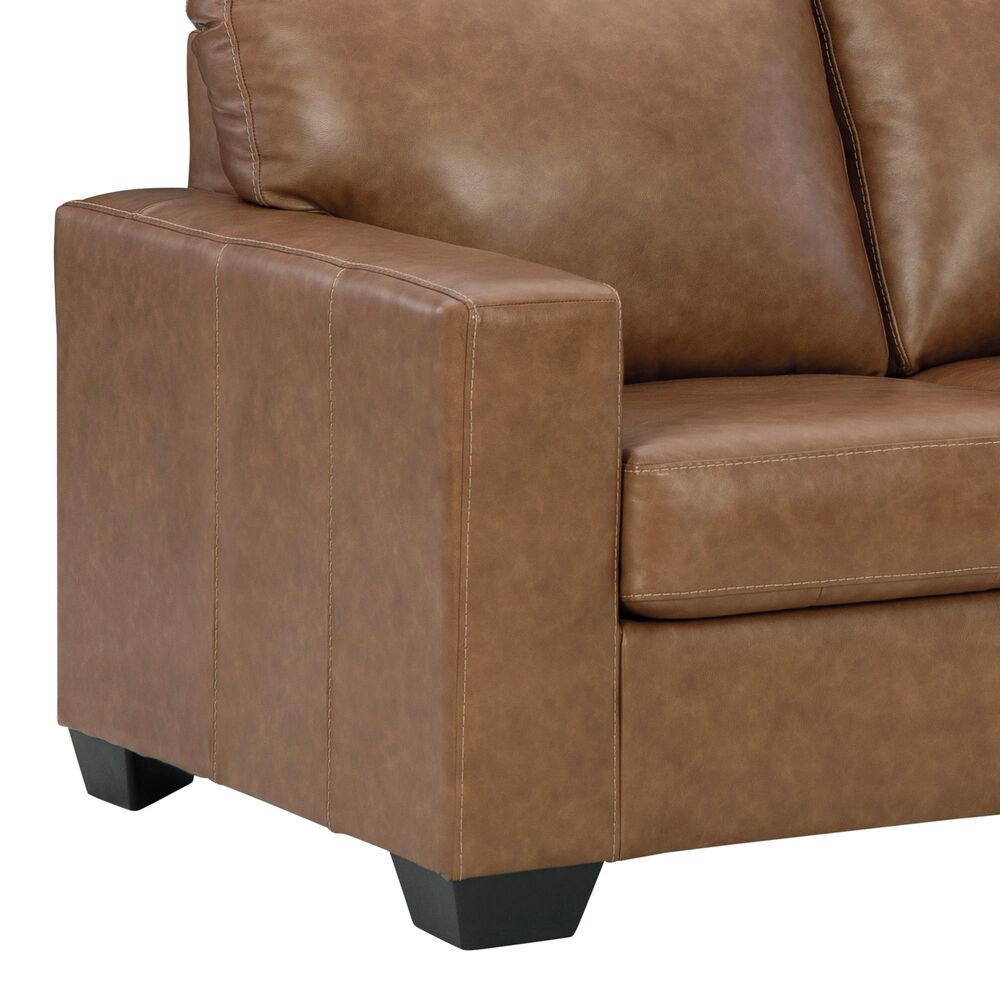 Ashley Bolsena Stationary Loveseat in Caramel, , large