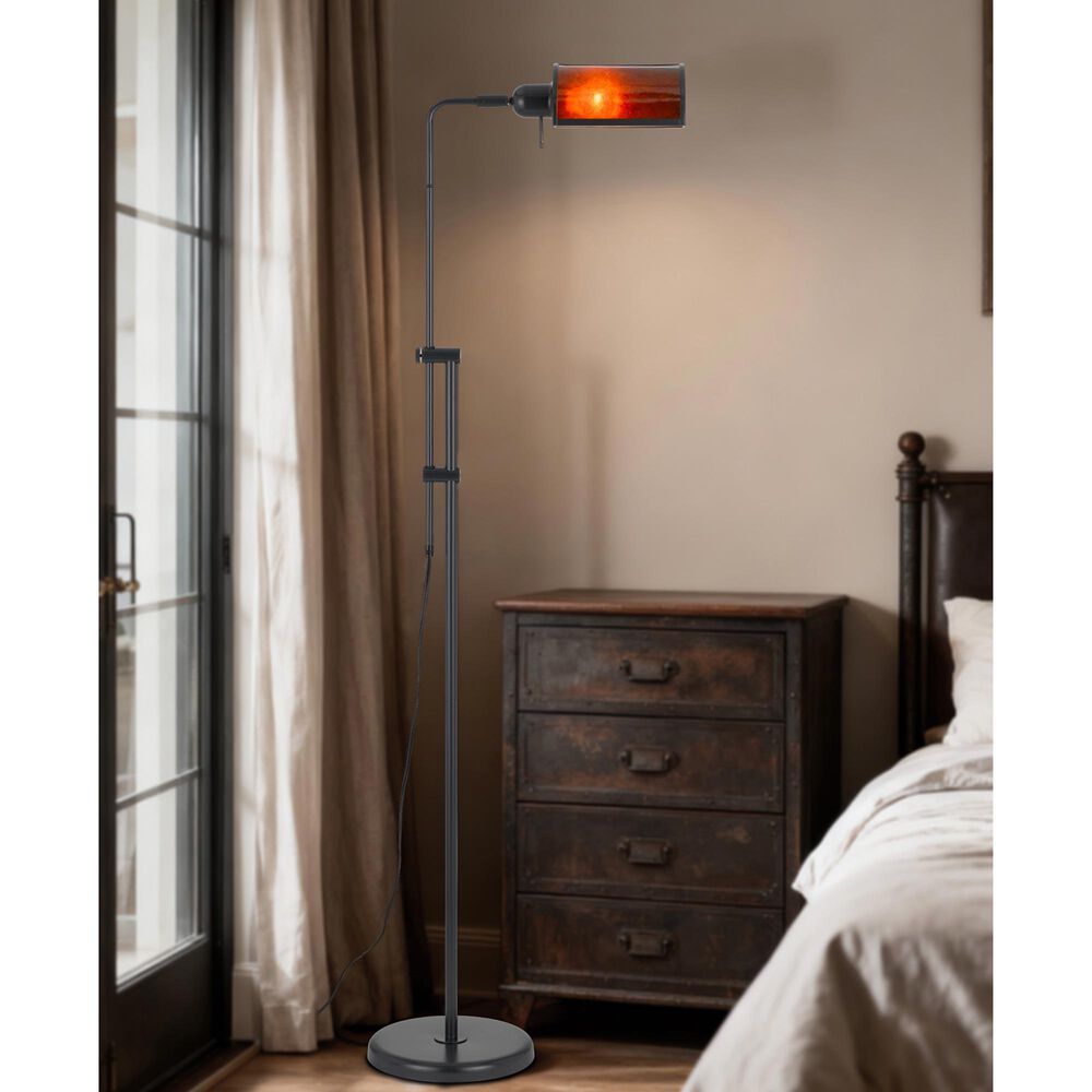 Cal Lighting Amberline Pharmacy Floor Lamp in Dark Bronze, , large
