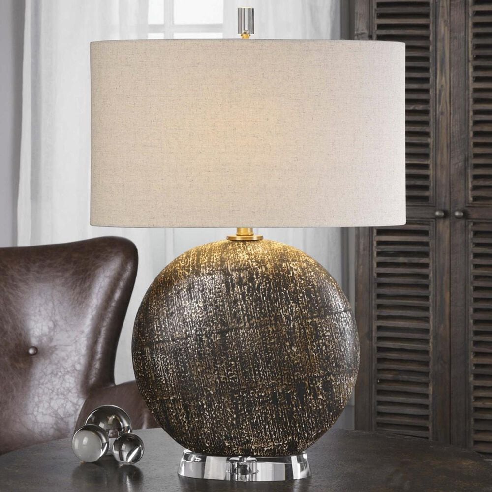 Uttermost Chalandri Table Lamp in Distressed Rust Bronze, , large