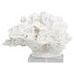 Maple and Jade Coral Decorative Sculpture in Textured White and Clear, , large