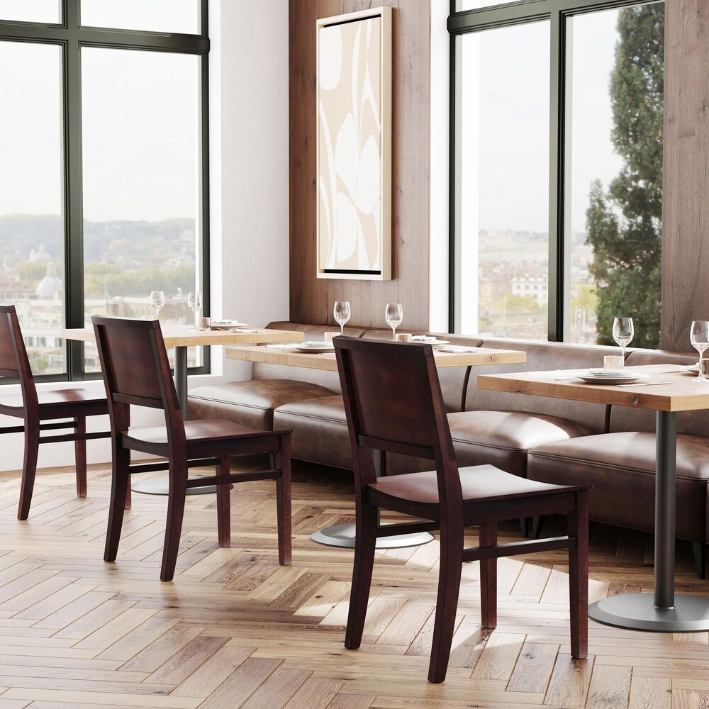 Linon Home Decor Devin Side Chair in Brown, , large