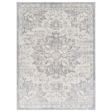 Surya Monaco MOC-2328 2" x 3" Silver Gray and Cream Scatter Rug, , large