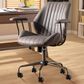 HOMLUX Mid Back Ergonomic Office Chair with Suede Leather in Gray, , large
