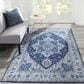 Momeni Karachi KAR-8 5" x 8" Blue Area Rug, , large