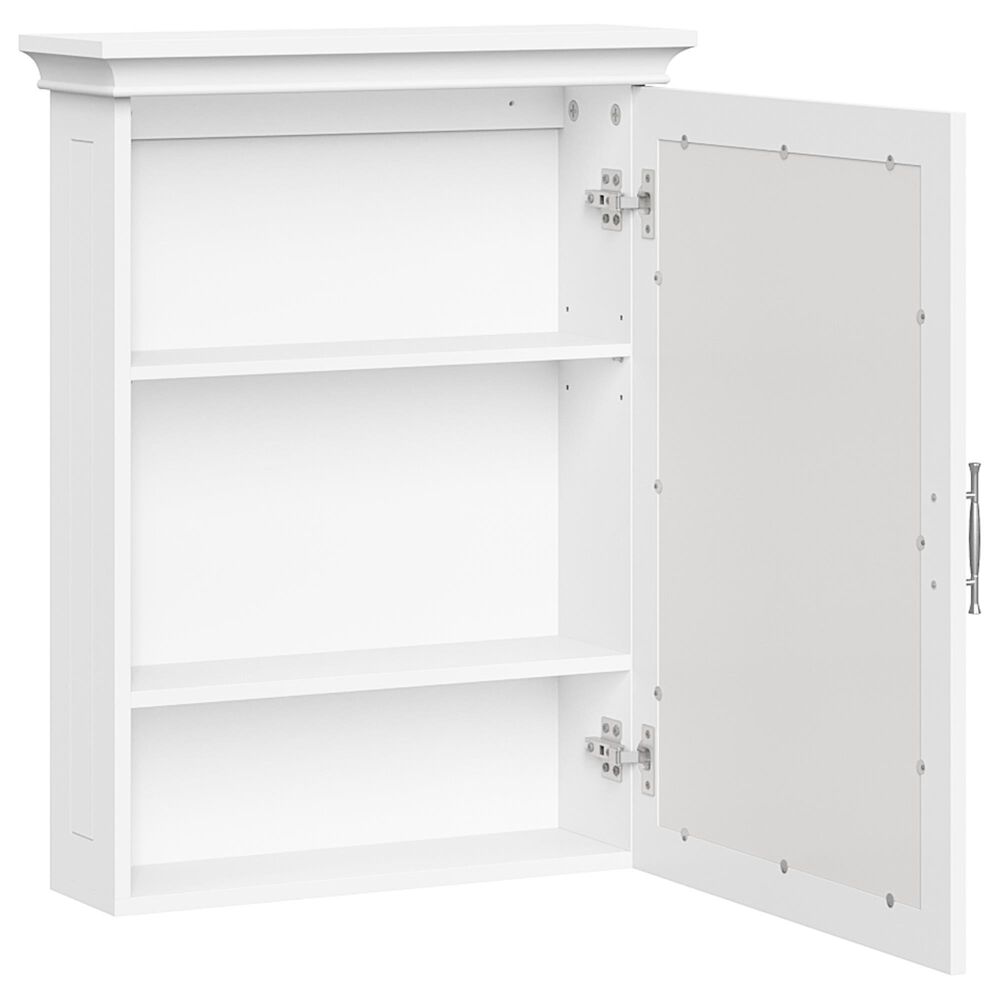 RiverRidge Home Somerset Wall Cabinet with Mirror in White, , large