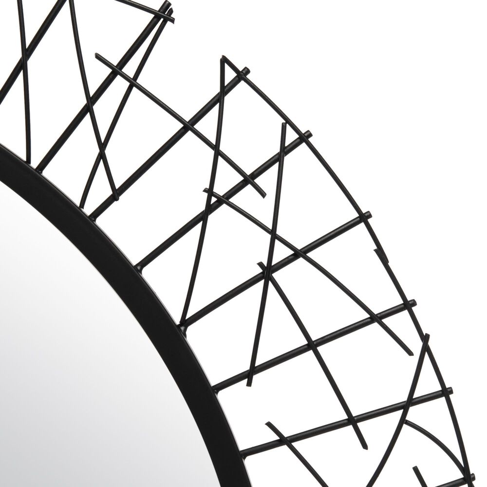 Safavieh Kenzie Mirror in Black, , large
