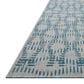 Loloi Easton Fog and Teal 4" x 6" Indoor/Outdoor Area Rug, , large