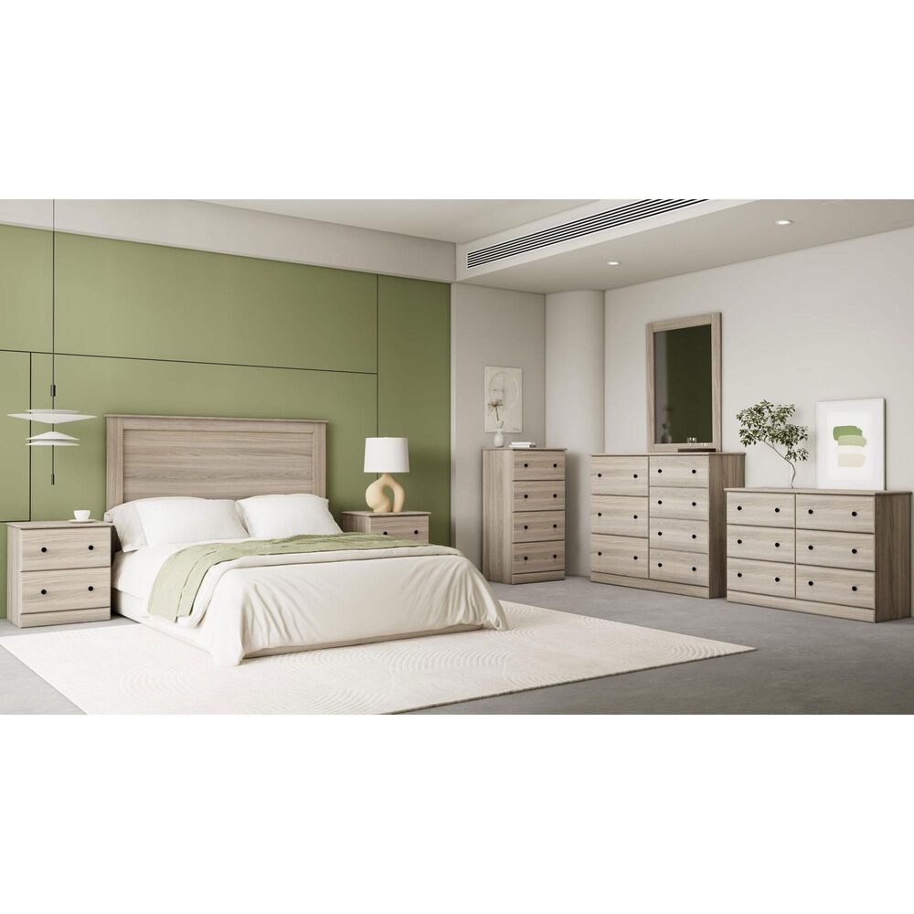 Lemoore Essential Full/Queen Panel Headboard in Swedish Grey Elm, , large