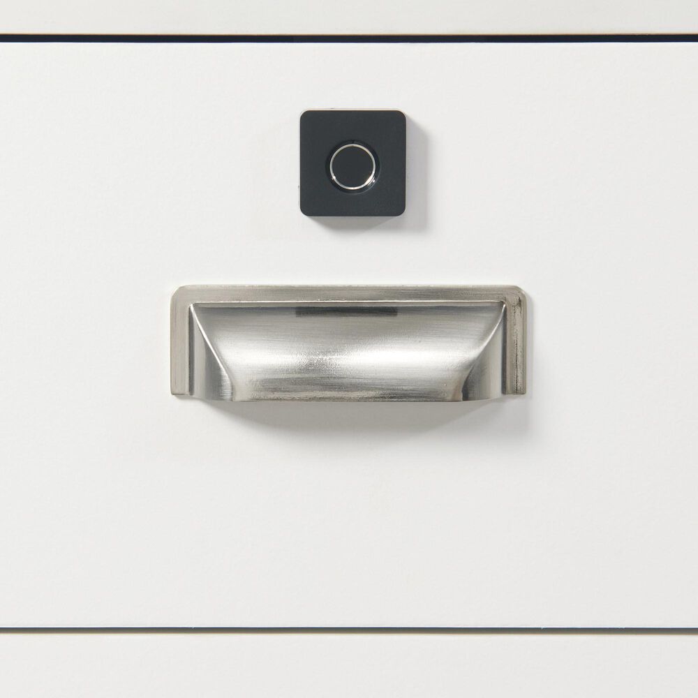 Mayberry Hill Rio 3-Drawer Nightstand in White, , large