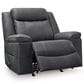 Ashley Status Check Manual Rocker Recliner in Shadow, , large