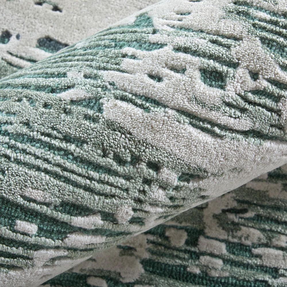 Feizy Zarah Green 2&#39;6&quot; x 10&#39; Runner, , large