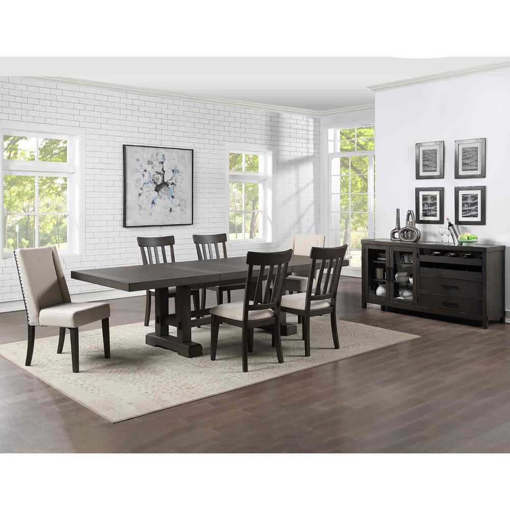 Steve Silver Napa Side Chair with Beige Cushion in Dusky Cedar, , large