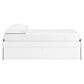 Ashley Onita Full Platform Bed with No Headboard and 2 Side Storage in White, , large