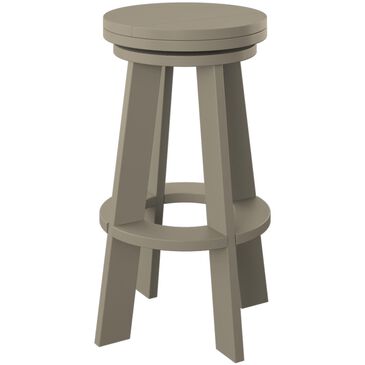 Amish Country Classic Round Swivel Stool in Weatherwood, , large