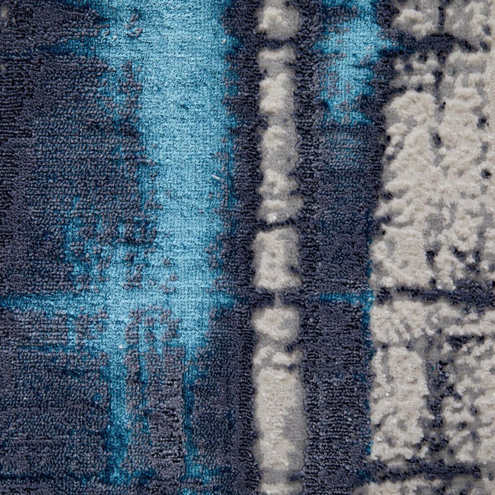 Feizy Indio 6&#39;7&quot; x 9&#39;6&quot; Blue and Ivory Area Rug, , large
