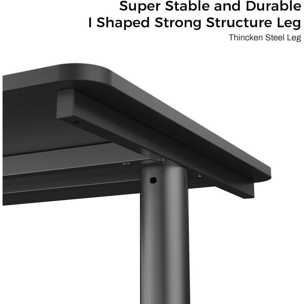 Eureka Ergonomics 47&#39;&#39; Gaming Desk in Black, , large