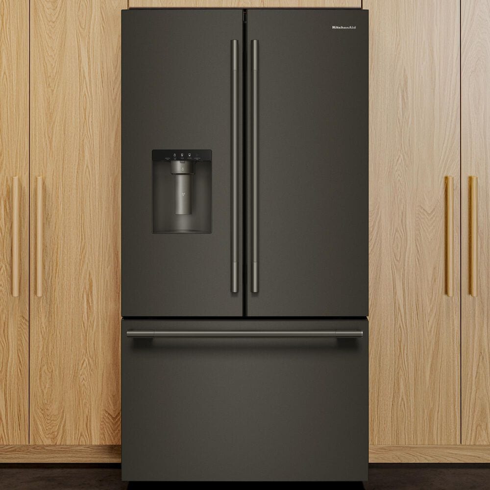 KitchenAid 30.52 Cu. Ft. Standard Depth French Door Refrigerator in Black Ore, , large