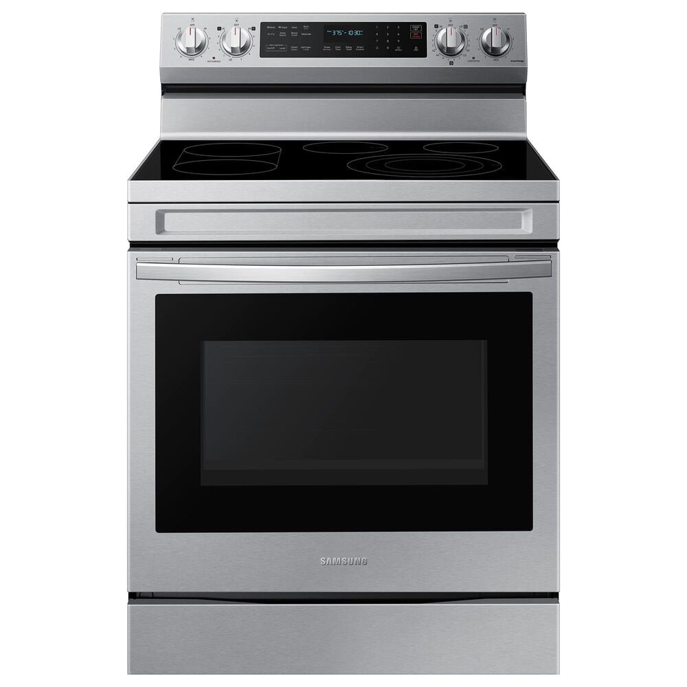 Samsung 6.3 Cu. Ft. Freestanding Electric Range with Air Fry, Wi-Fi and Griddle in Stainless Steel, , large
