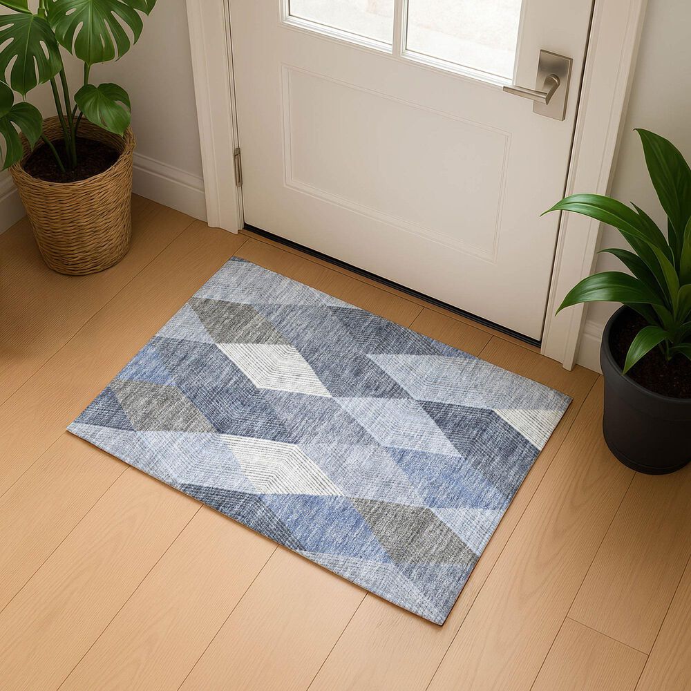 Dalyn Rug Company The Reserve TR11 Denim 1&#39;8&quot; x 2&#39;6&quot; Indoor/Outdoor Area Rug, , large