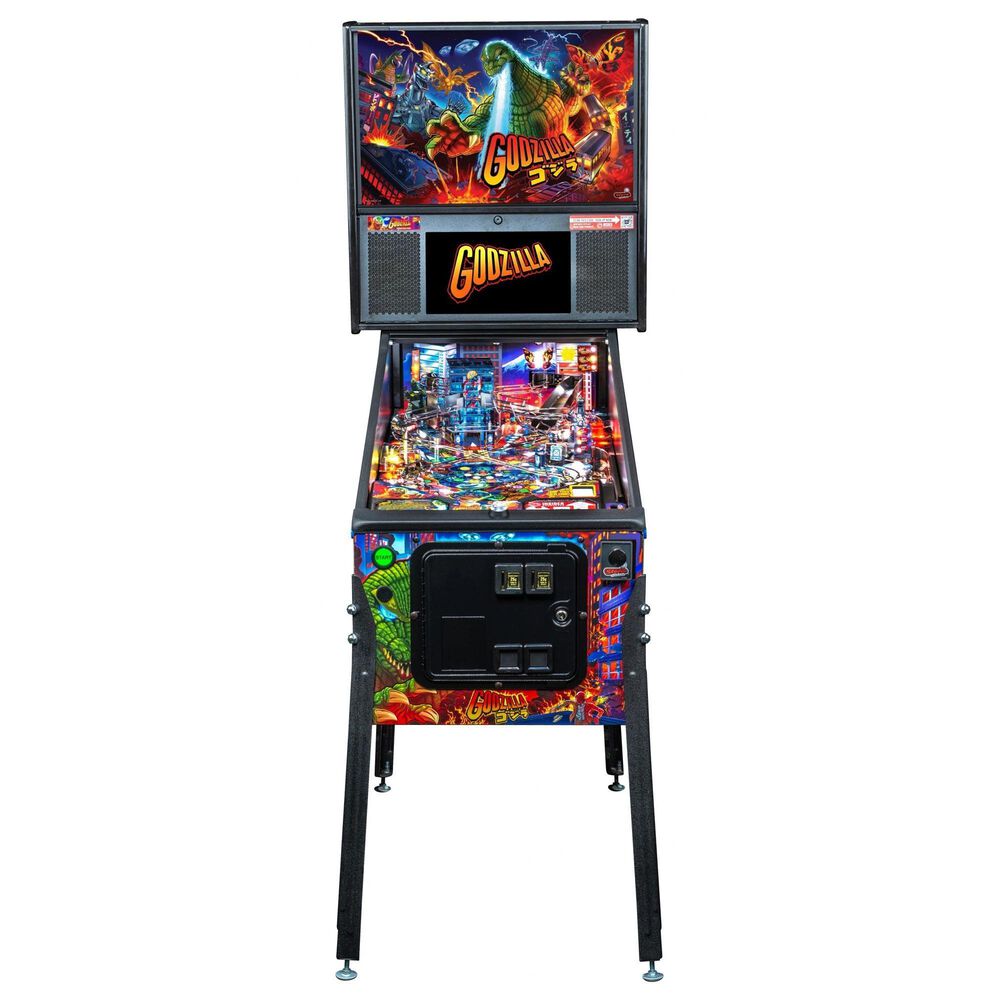 Stern Pinball Godzilla Pro Edition Pinball Machine in Multicolor, , large