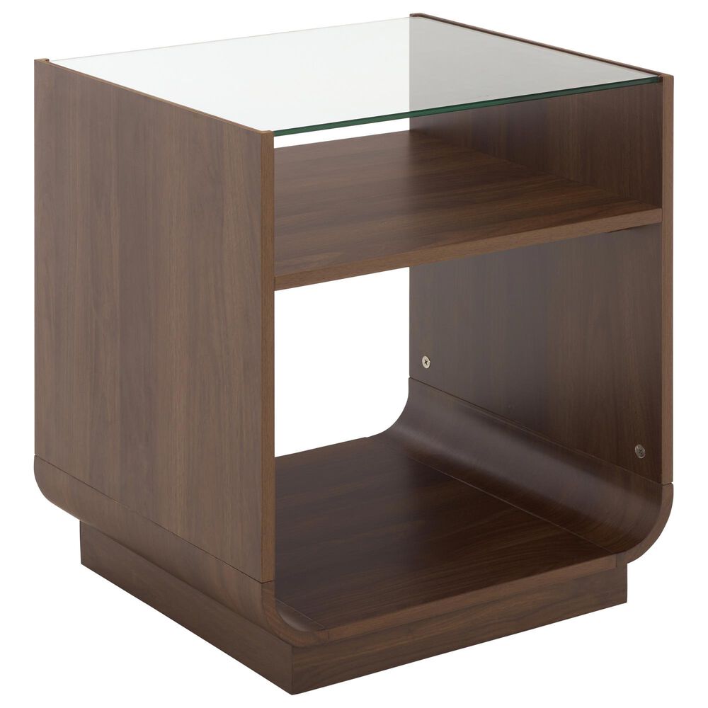 Safavieh Acres End Table in Walnut, , large
