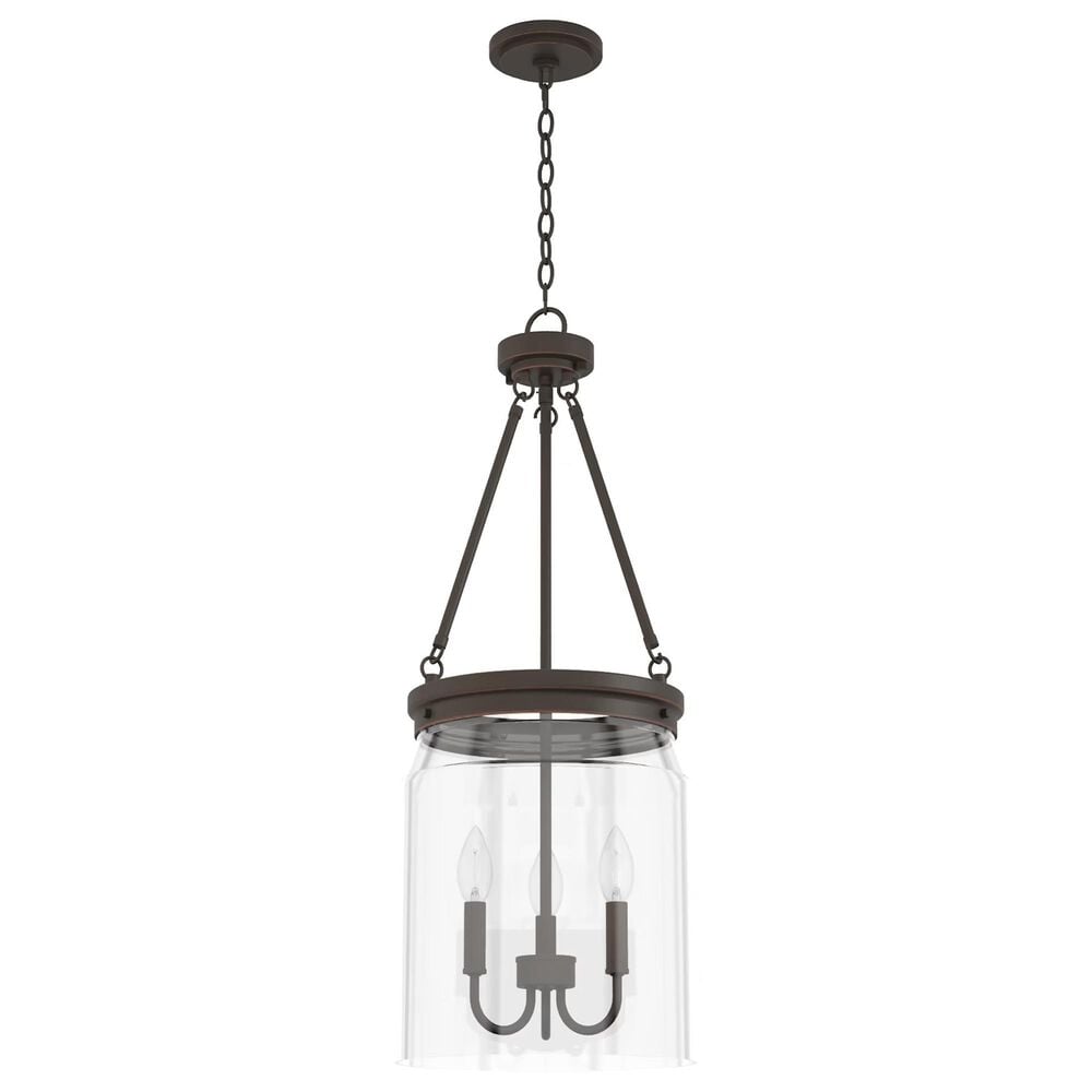 Hunter Devon Park 3-Light Pendant in Onyx Bengal, , large