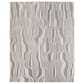 Feizy Kimball Gray and Ivory 5" x 8" Area Rug, , large