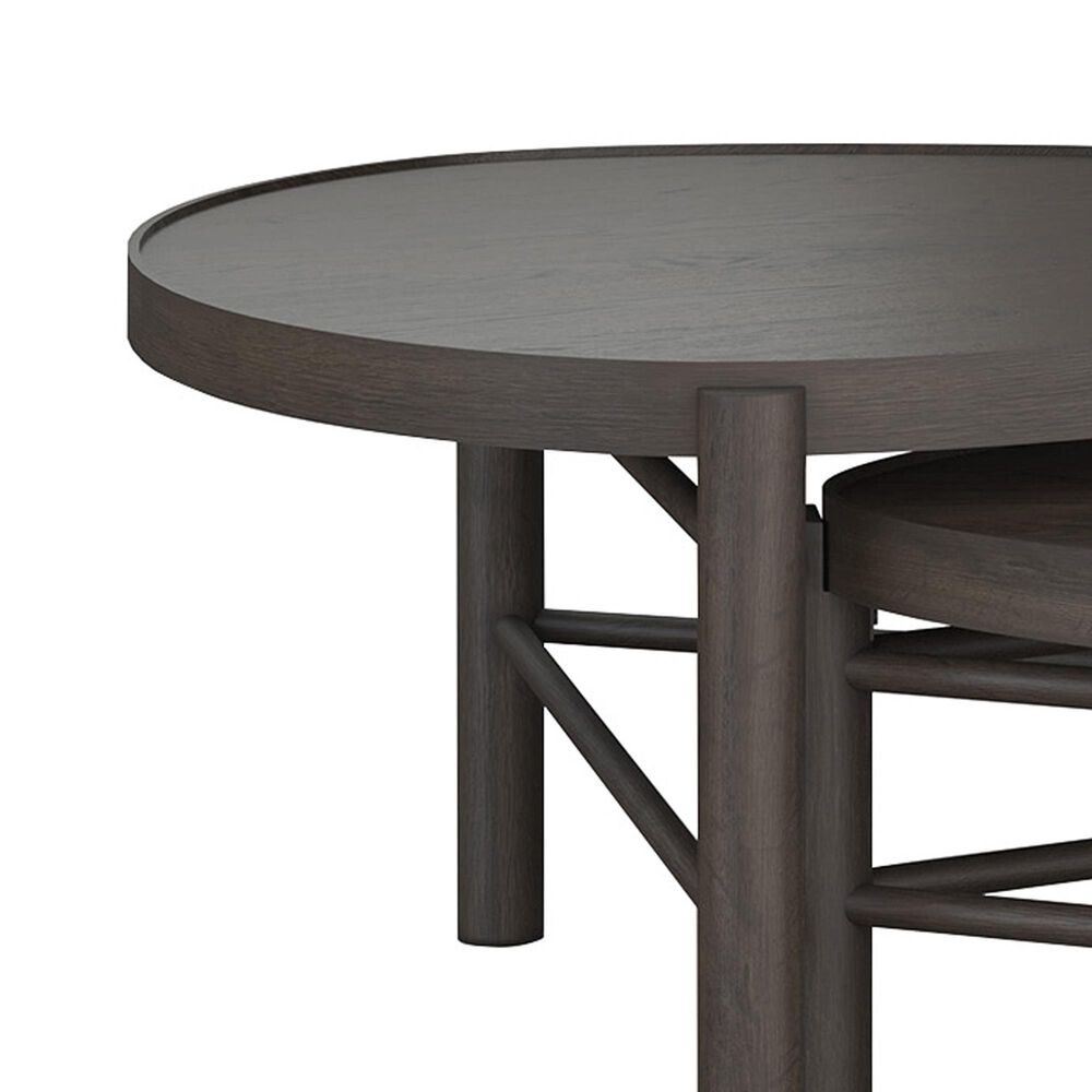 Nicolette Home Hadleigh Nesting Cocktail Table in Coffee Bean, , large