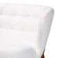 Baxton Studio Cabrera Accent Chair in White, , large