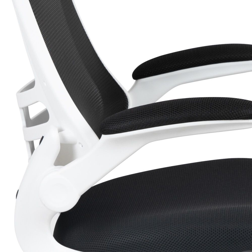Flash Furniture Swivel Office Chair in Black, , large