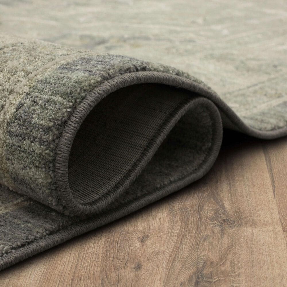 Karastan Adalia Kumra 6&#39;7&quot; x 9&#39;6&quot; Dark Gray Area Rug, , large