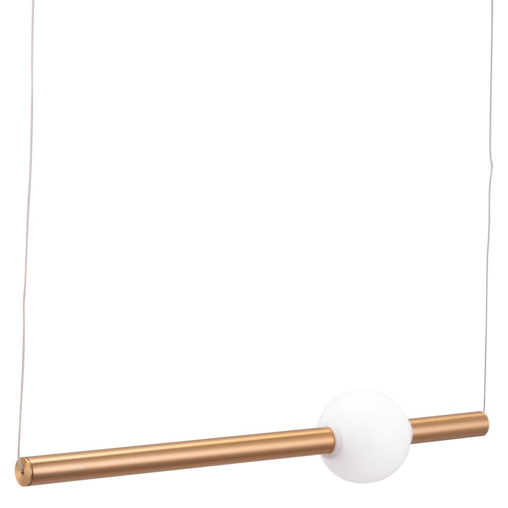 Zuo Modern Adeo Ceiling Lamp in Brass, , large