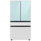 Samsung Bespoke Bespoke 4-Door French Door Refrigerator Middle Panel in White Glass, , large