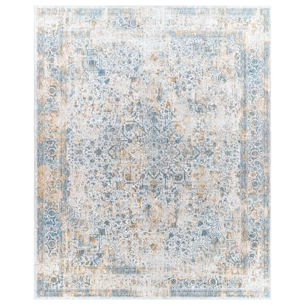 Surya Carmel 12" x 15" Medium Gray and Taupe Area Rug, , large